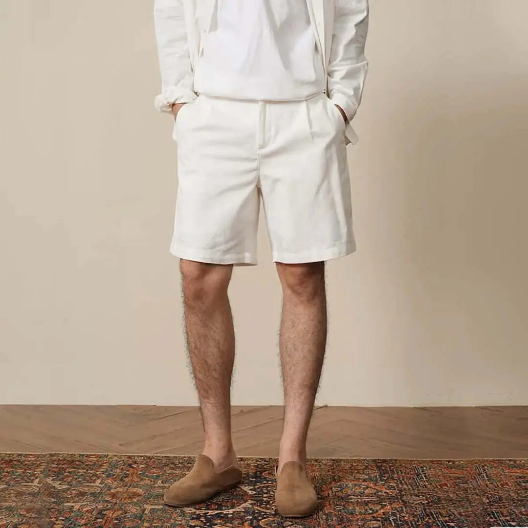 Pantalón Relaxed Fit Hombre blanco