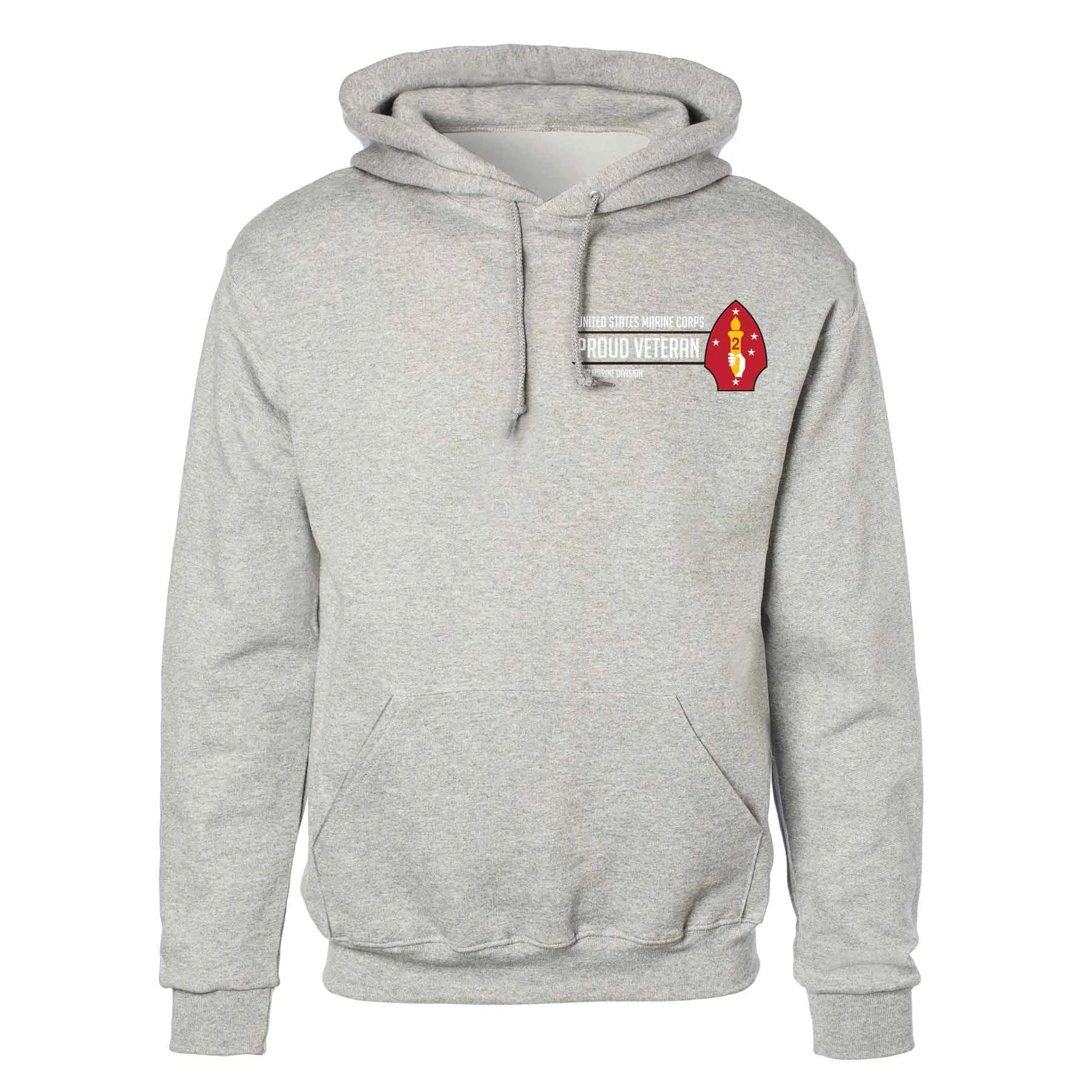 2nd Marine Division Proud Veteran Hoodie