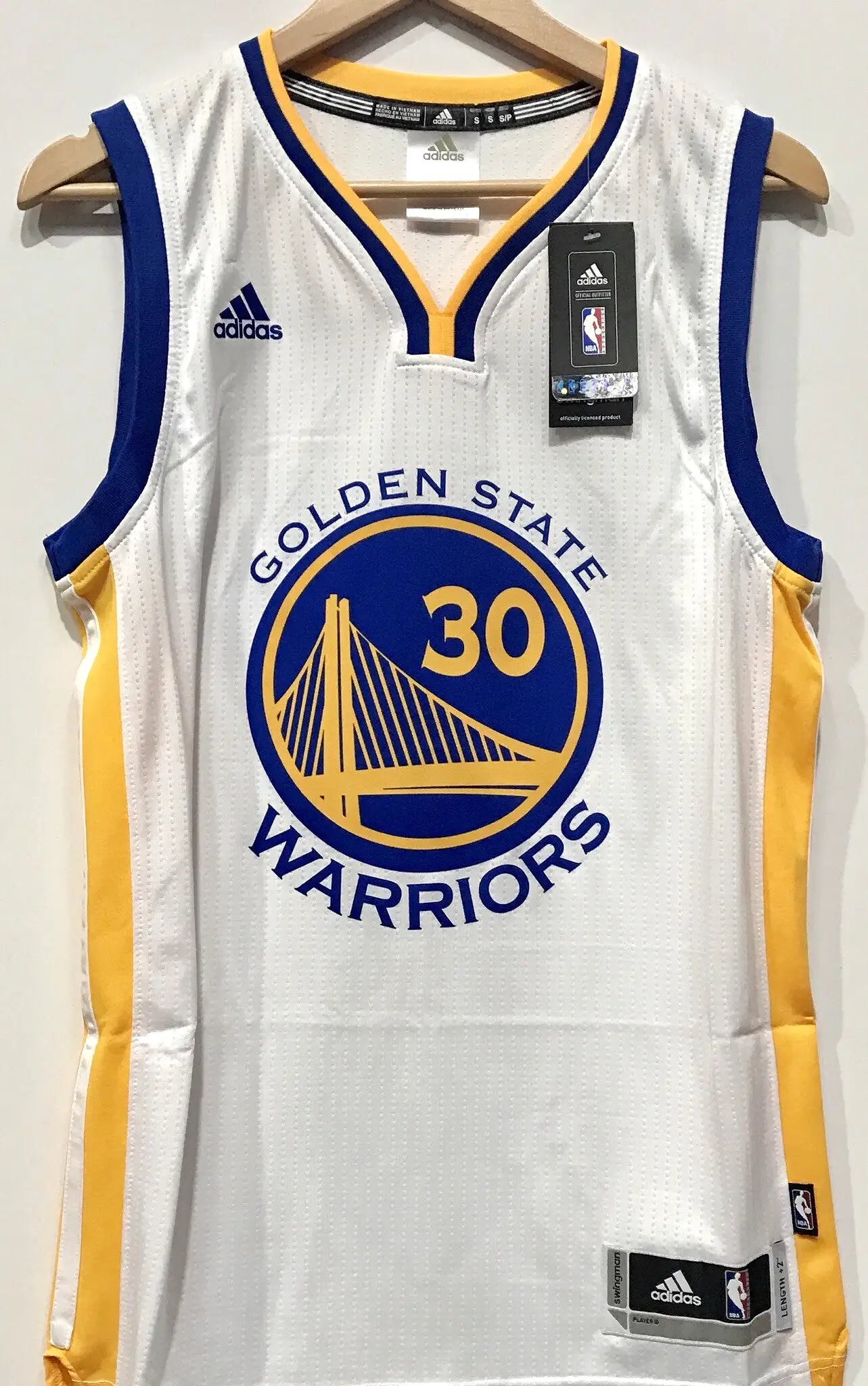 Adidas NBA Jersey Golden State Warriors Stephen CURRY #30 - White