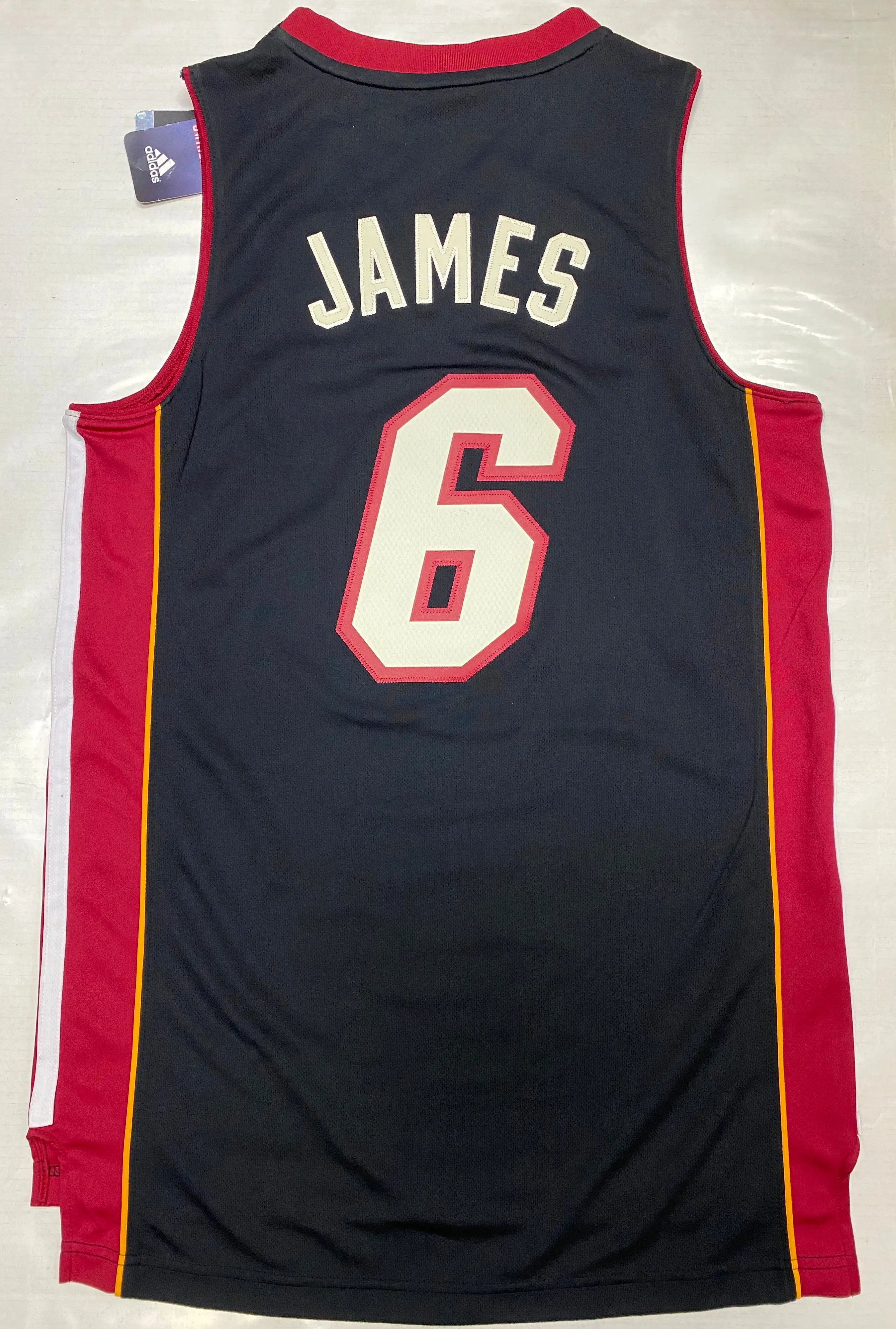 Adidas NBA Jersey Miami JAMES 6 black Heat