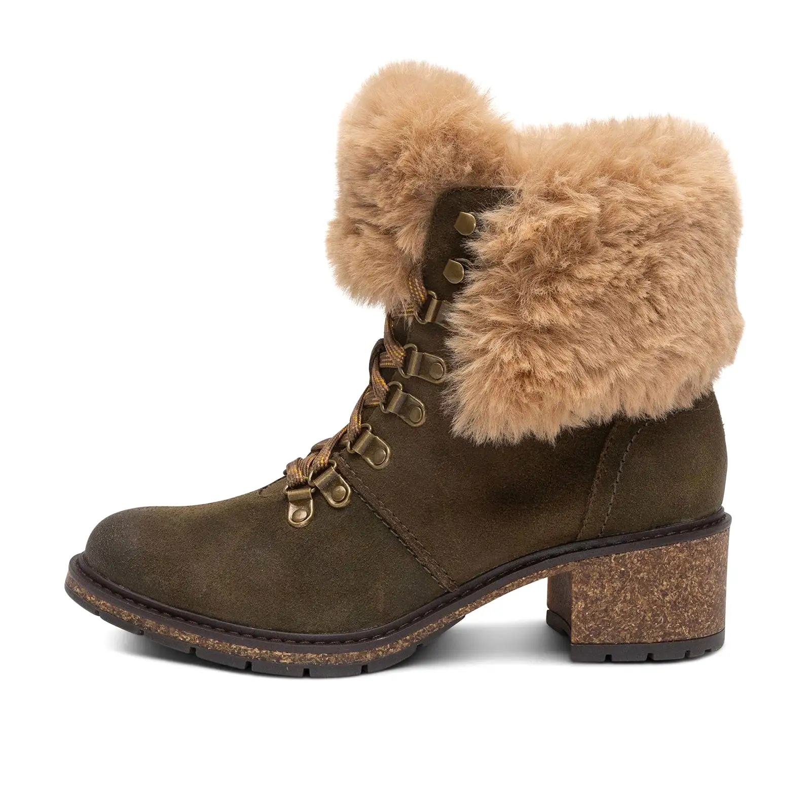 Aetrex Brooklyn Boot (Women) - Khaki