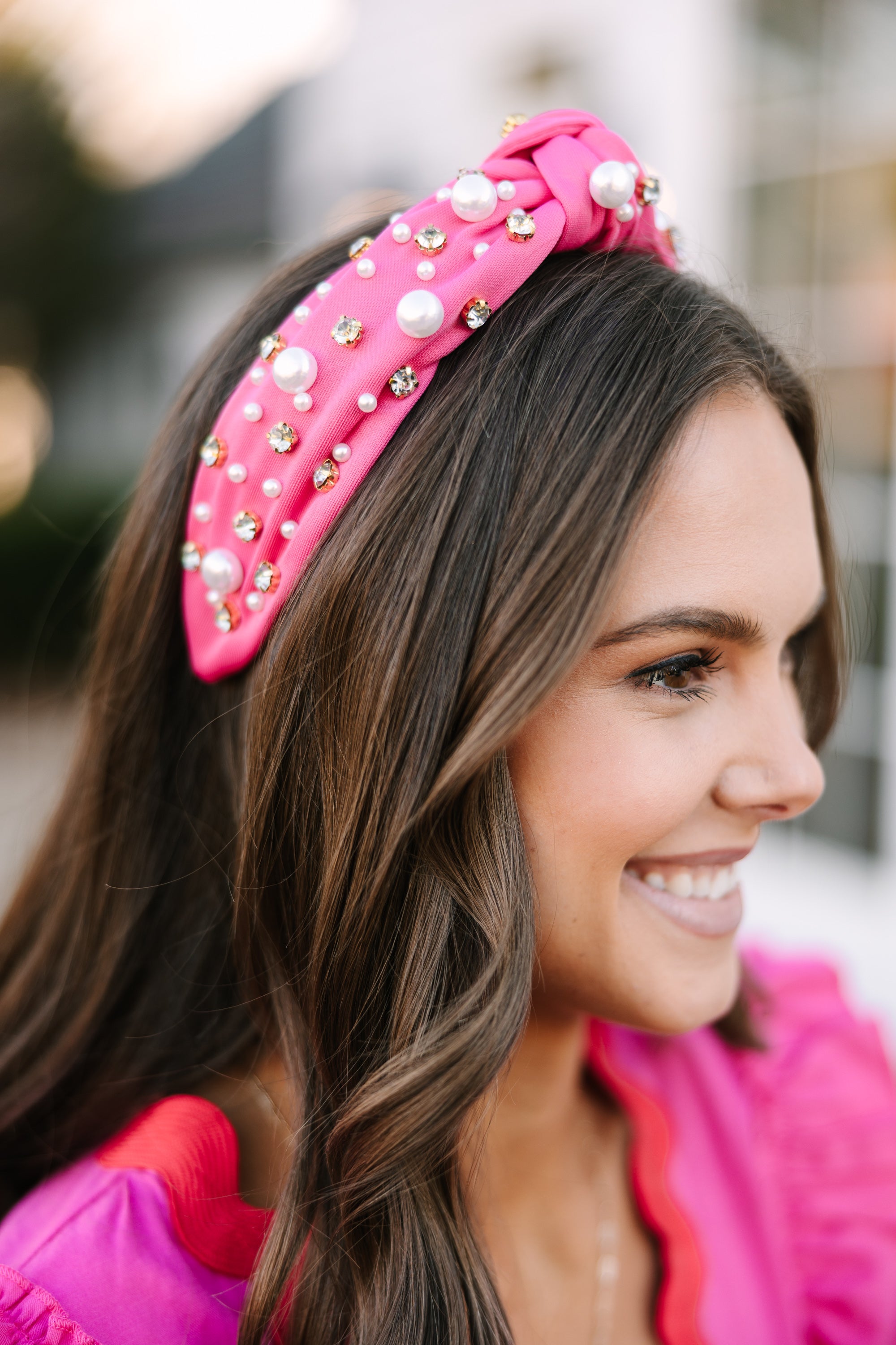 All In Hot Pink Headband