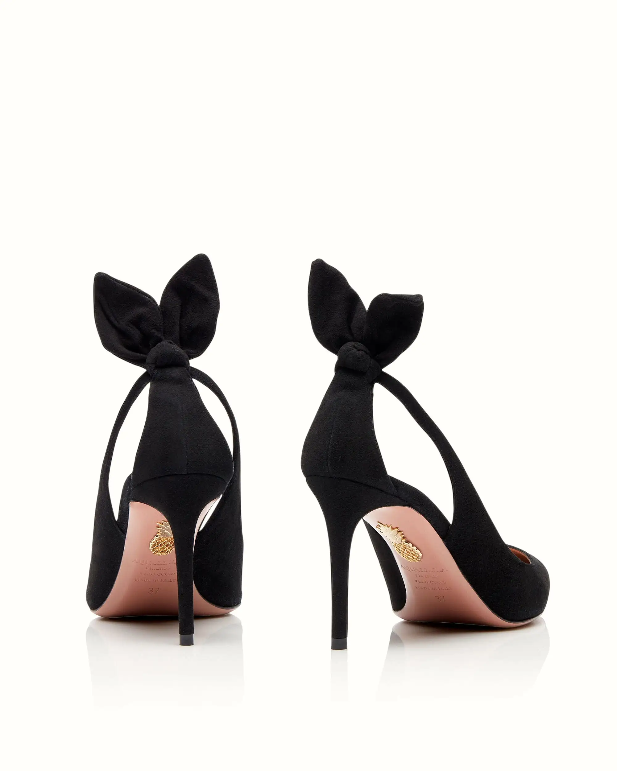 AQUAZZURA Bow Tie Pump 85