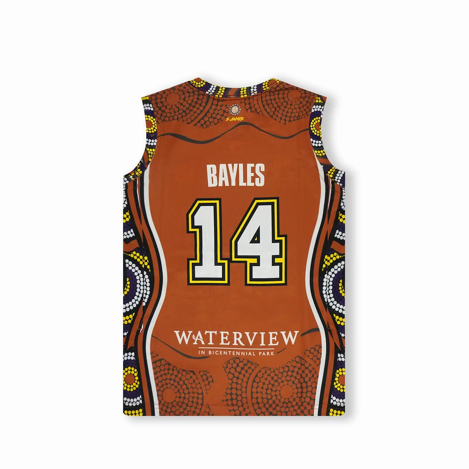 Biwali Bayles Sydney Kings NBL Indigenous Authentic Youth Jersey - Red