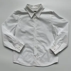 Bonpoint White Cotton Shirt: 6 Years