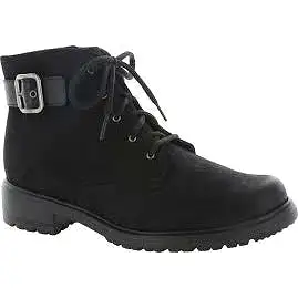 Bradley Black Nubuck Ankle Boots