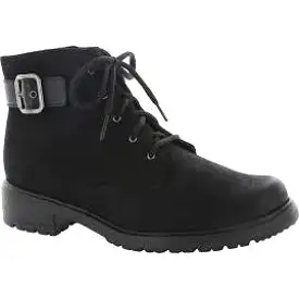 Bradley Black Nubuck Ankle Boots