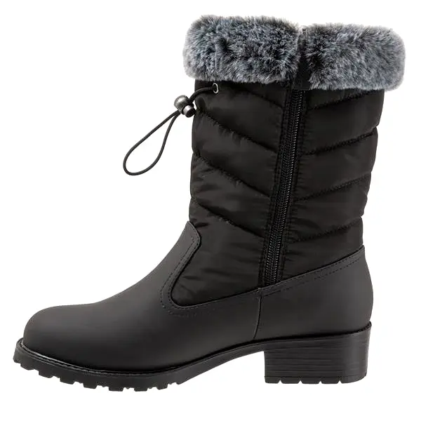 Bryce Black Mid Calf Boots