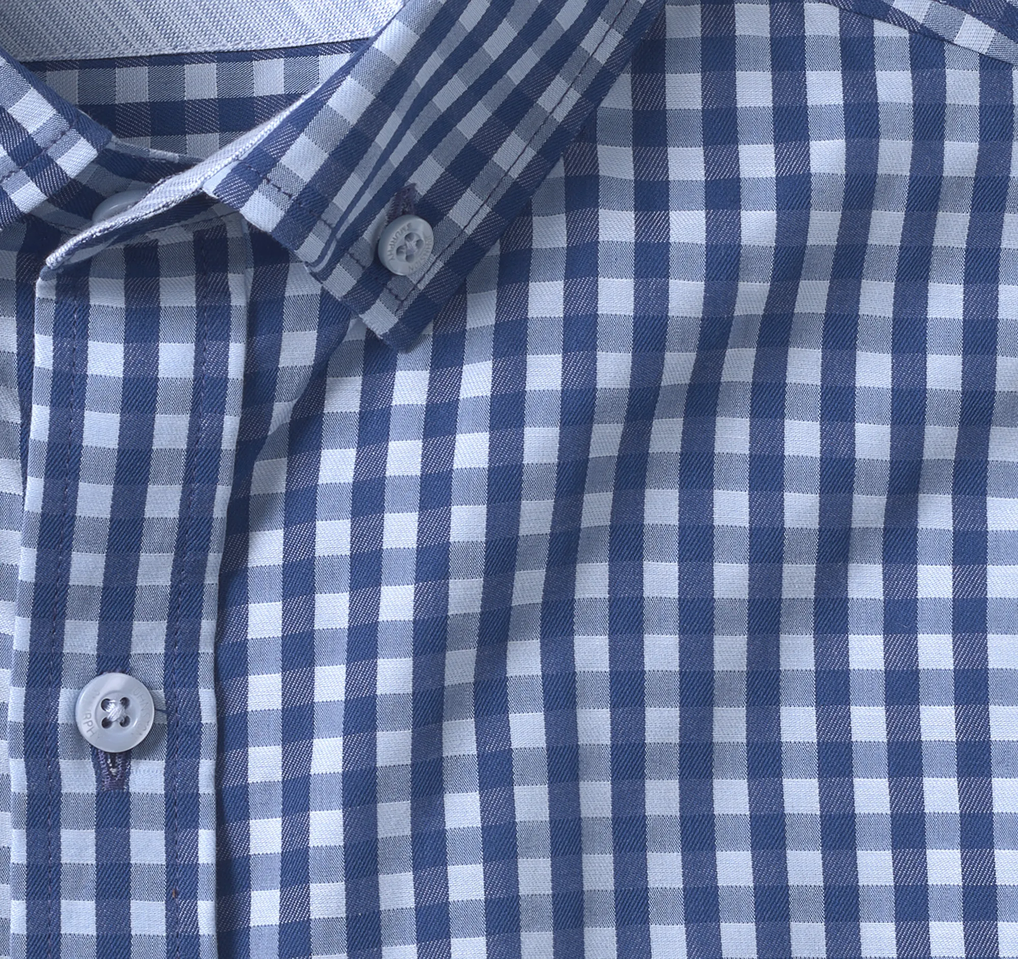 Button-Collar Premium Cotton Shirt