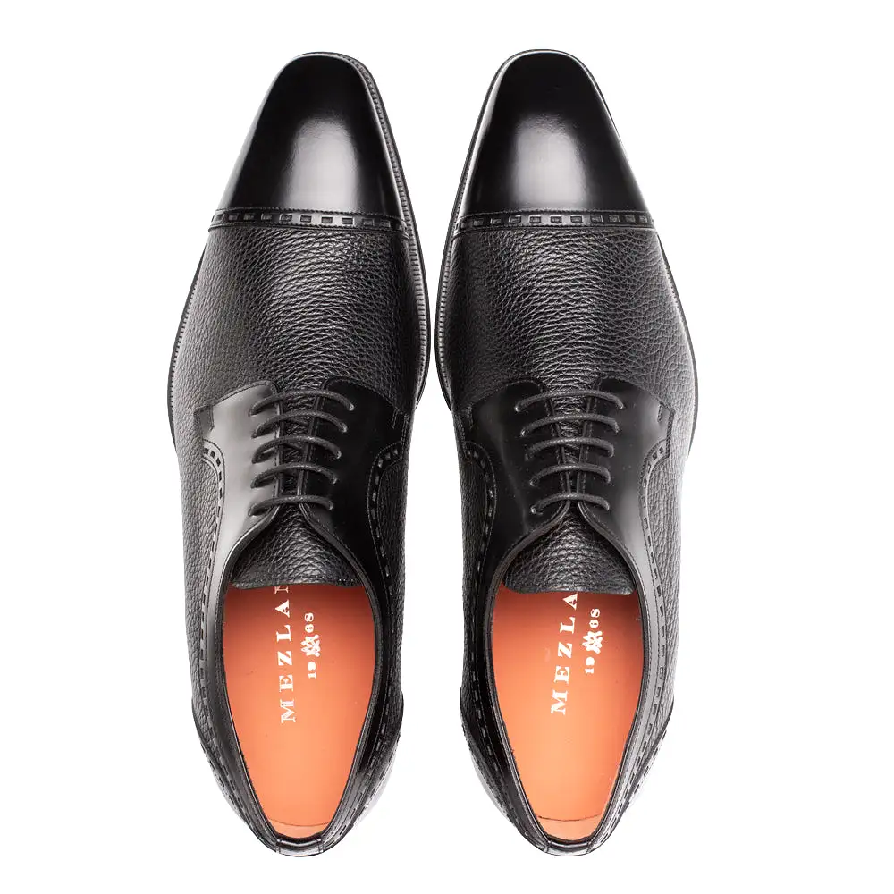 Calf/Deer Cap Toe Derby