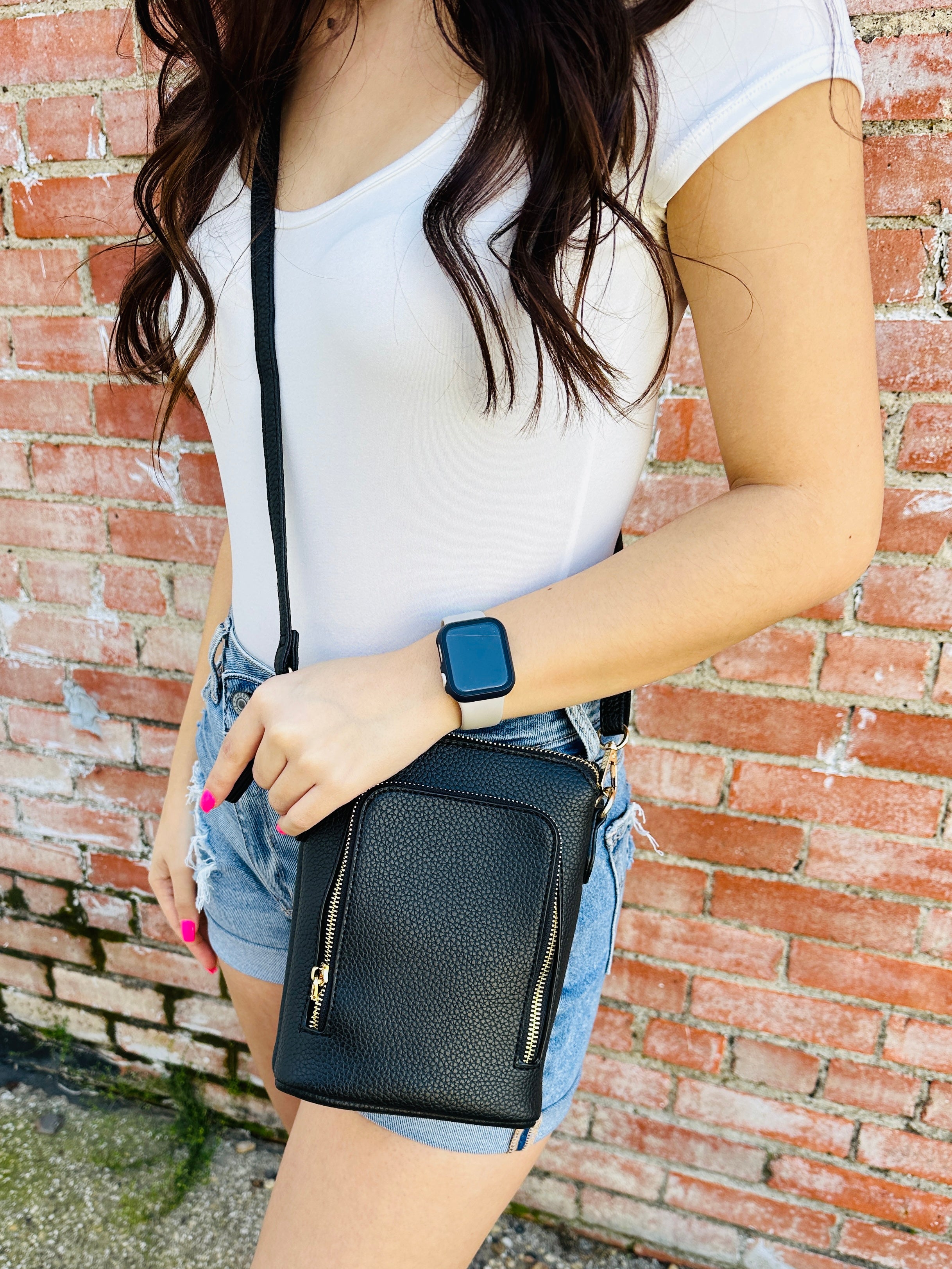 Cameron Crossbody Bag  Black