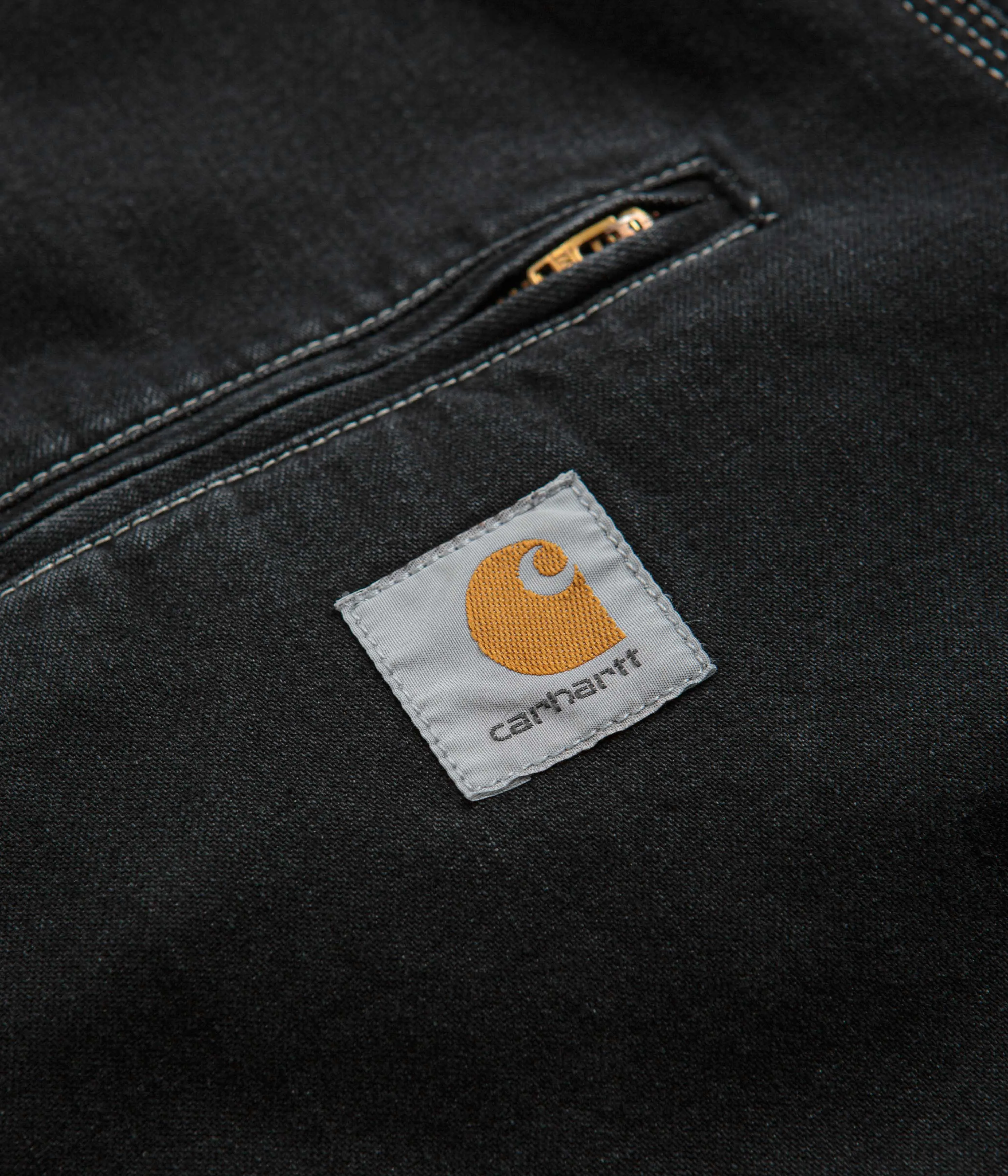 Carhartt OG Detroit Jacket - Black Stone Wash