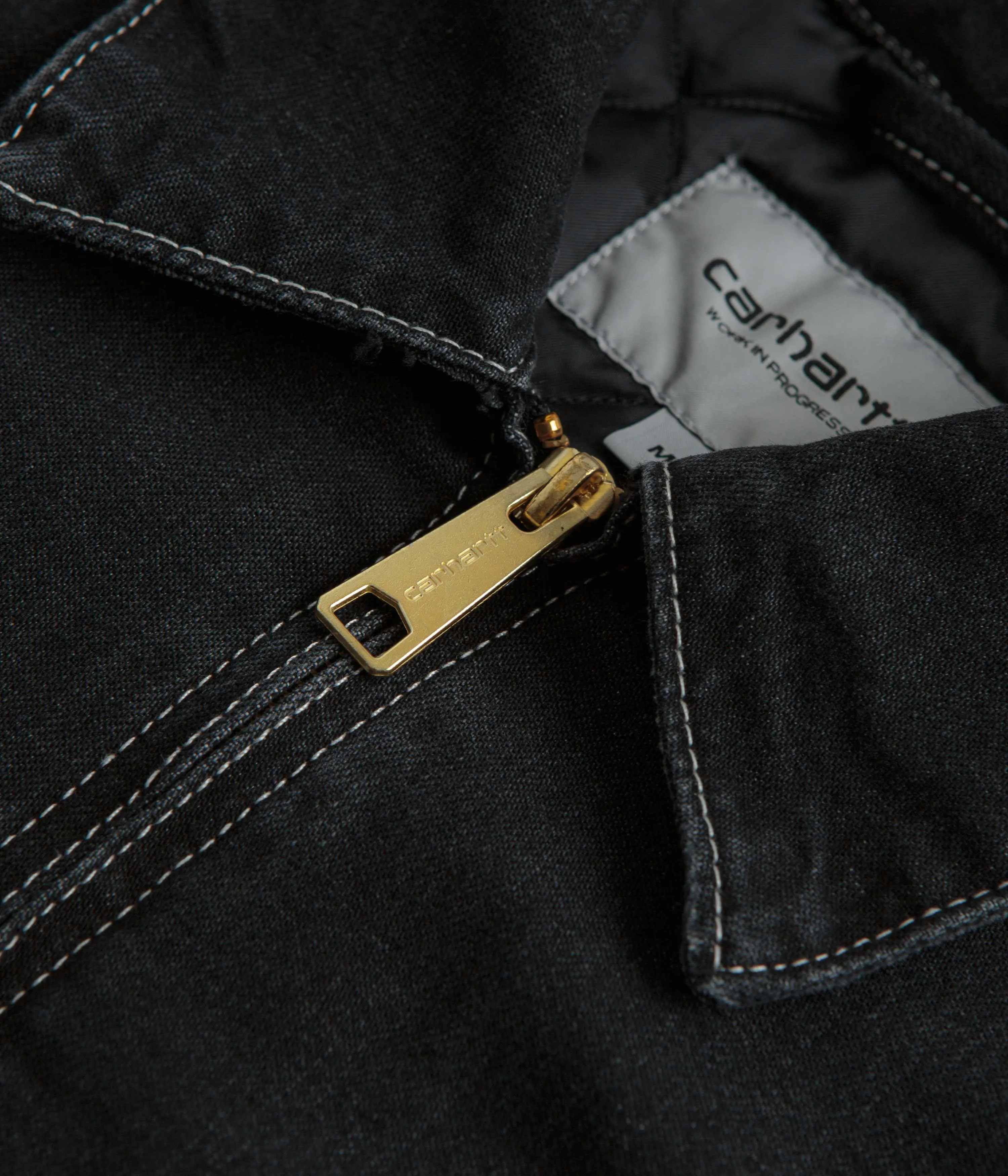 Carhartt OG Detroit Jacket - Black Stone Wash