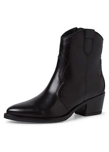 Cowboy Ankle Boots by Tamaris | Look Again