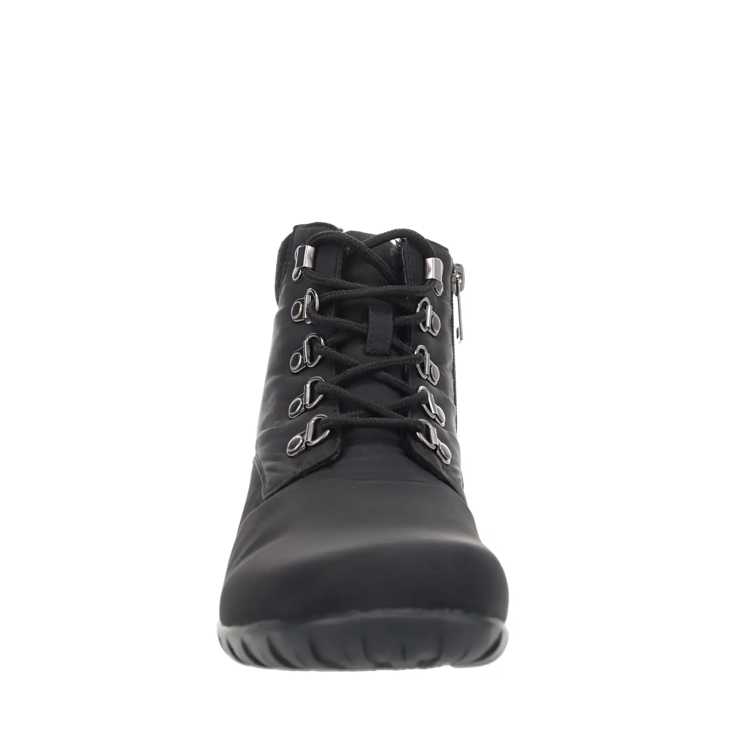 Dani Lace Black Ankle Boots with Water resistance treatment