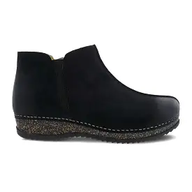 Dansko Makara Ankle Boot (Women) - Black Burnished Suede