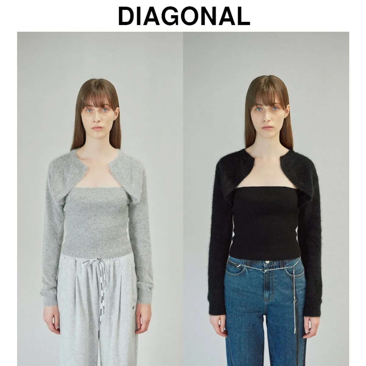 DIAGONAL  |Cardigans