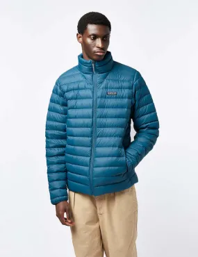 Down Sweater Jacket - Wavy Blue