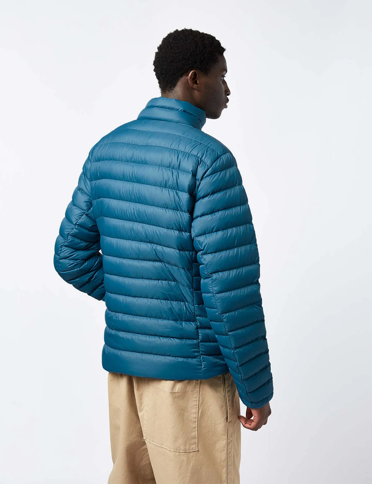 Down Sweater Jacket - Wavy Blue