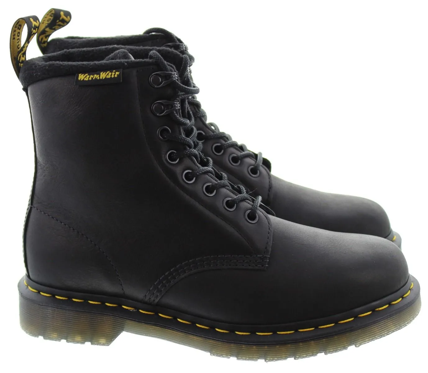 DR MARTENS Mens Pascal Warmwair Valor WP Boots In Black