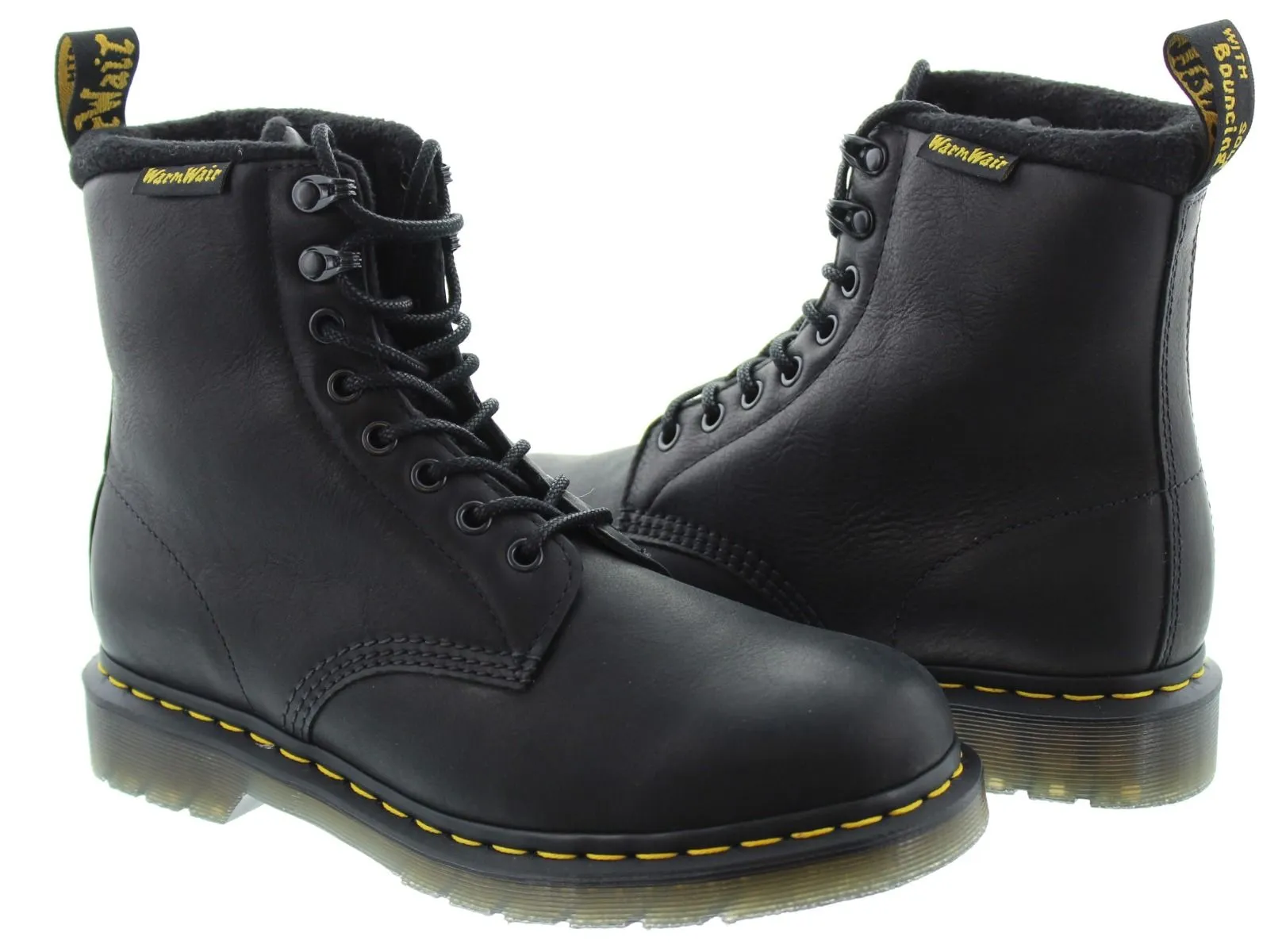 DR MARTENS Mens Pascal Warmwair Valor WP Boots In Black