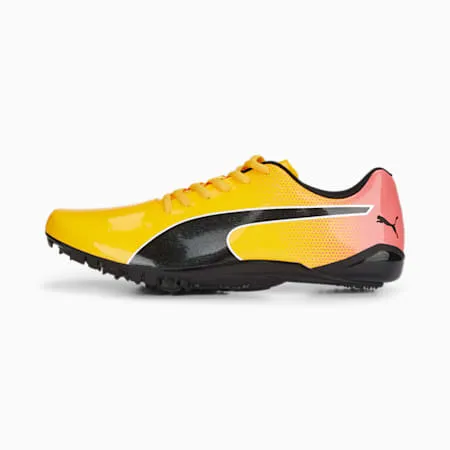 evoSPEED Prep Sprint 3 Track and Field Unisex Shoes | Sun Stream-Sunset Glow-PUMA Black | PUMA Cyber Deals | PUMA 