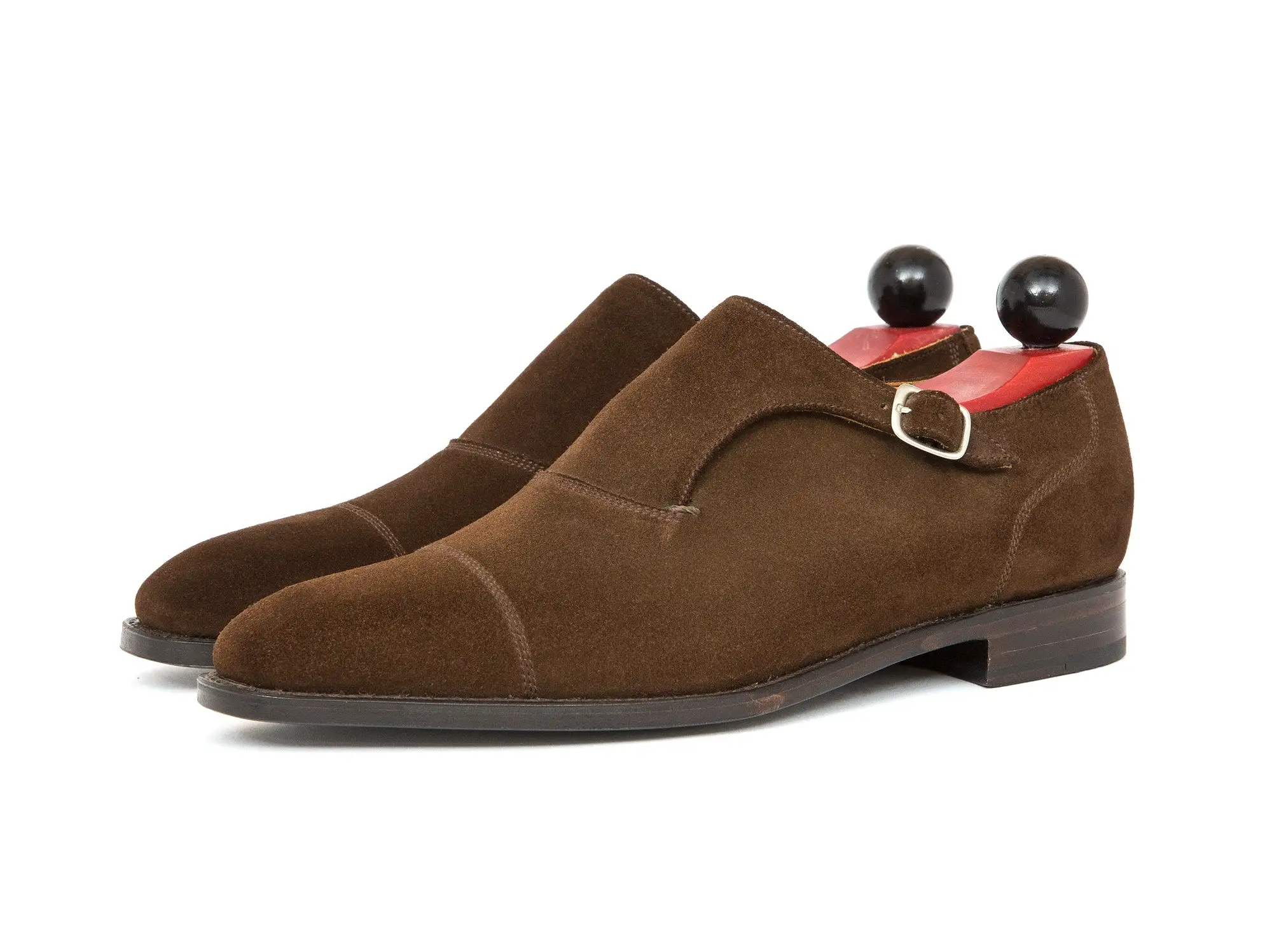 Fauntleroy - MTO - Dark Brown Suede - LPB Last - Single Leather Sole