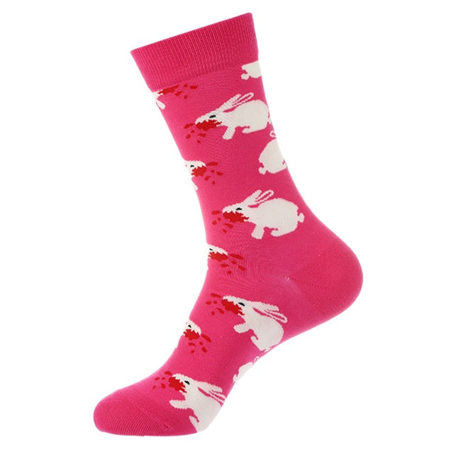 Fresh Accessories - Socks Hot Pink Rabbit