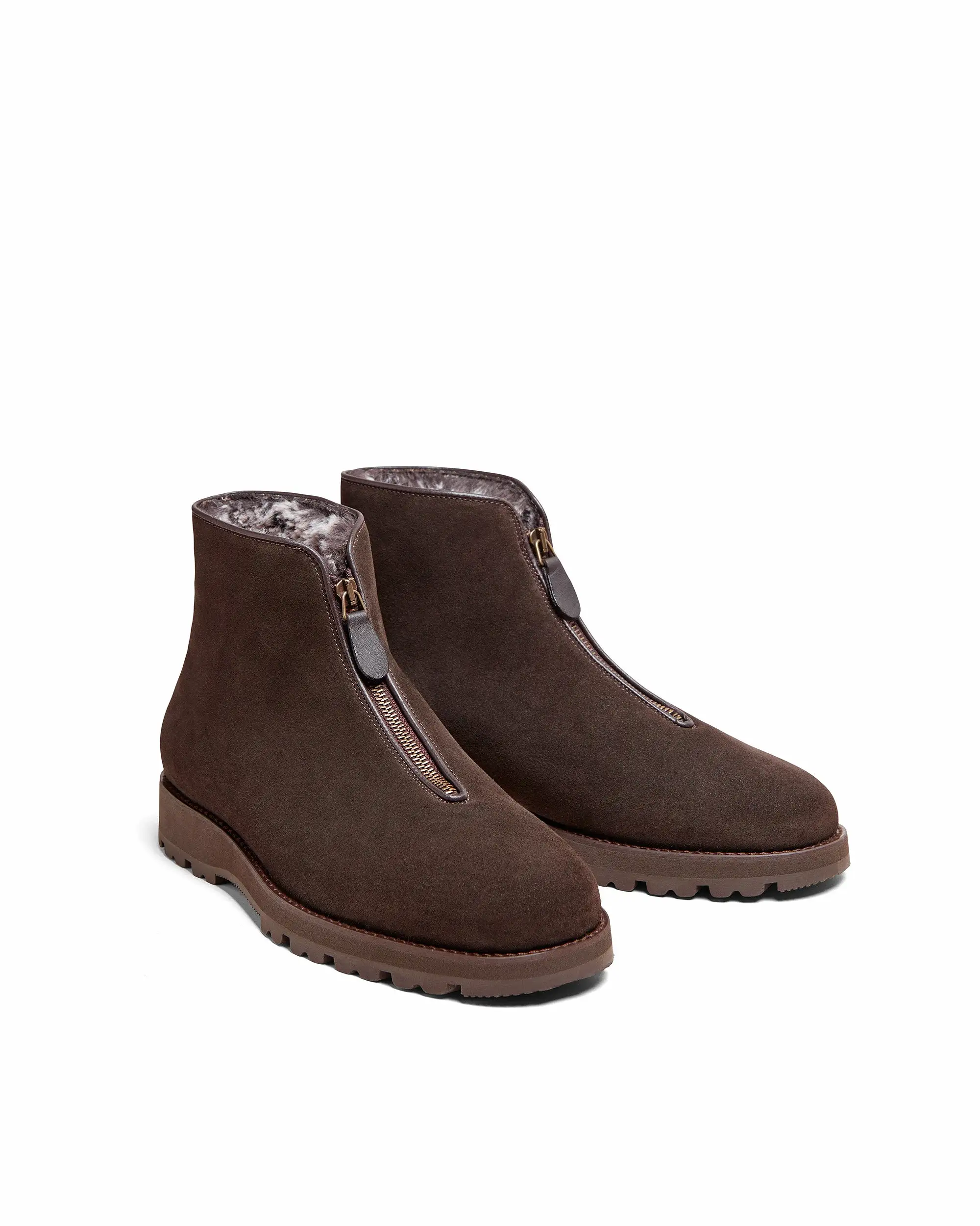 Funs – Dark Brown Suede