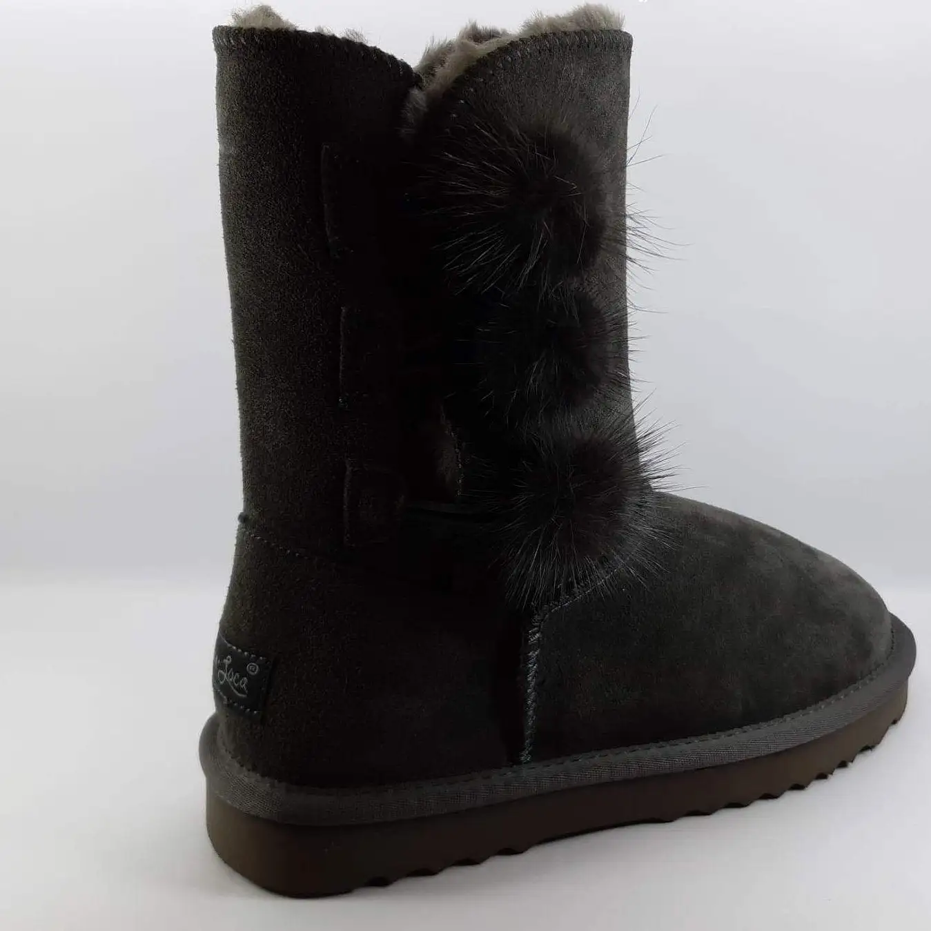 Girls Grey Oca Loca Boots