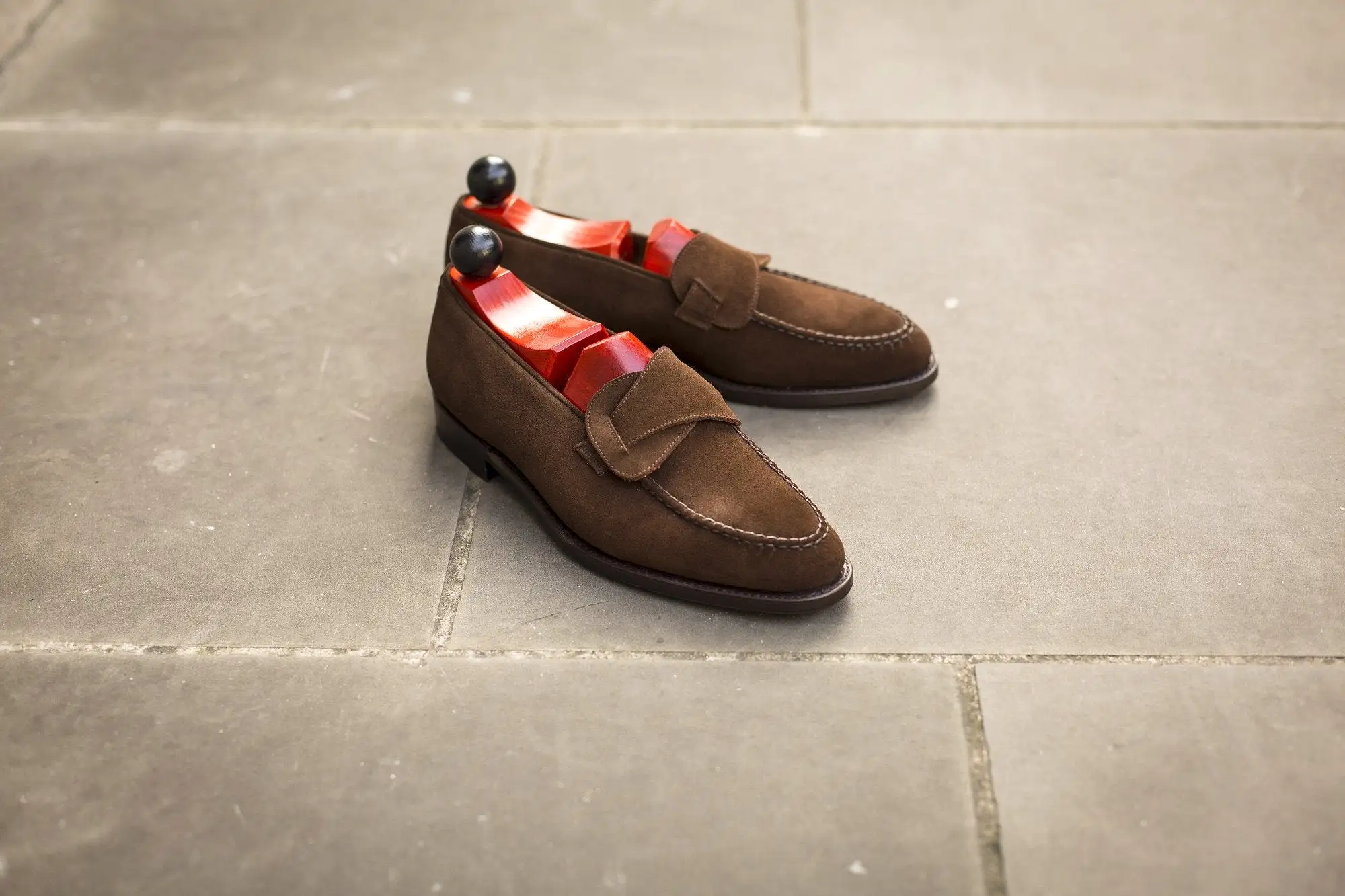 Hawthorne - MTO - Dark Brown Suede - TMG Last - Single Leather Sole