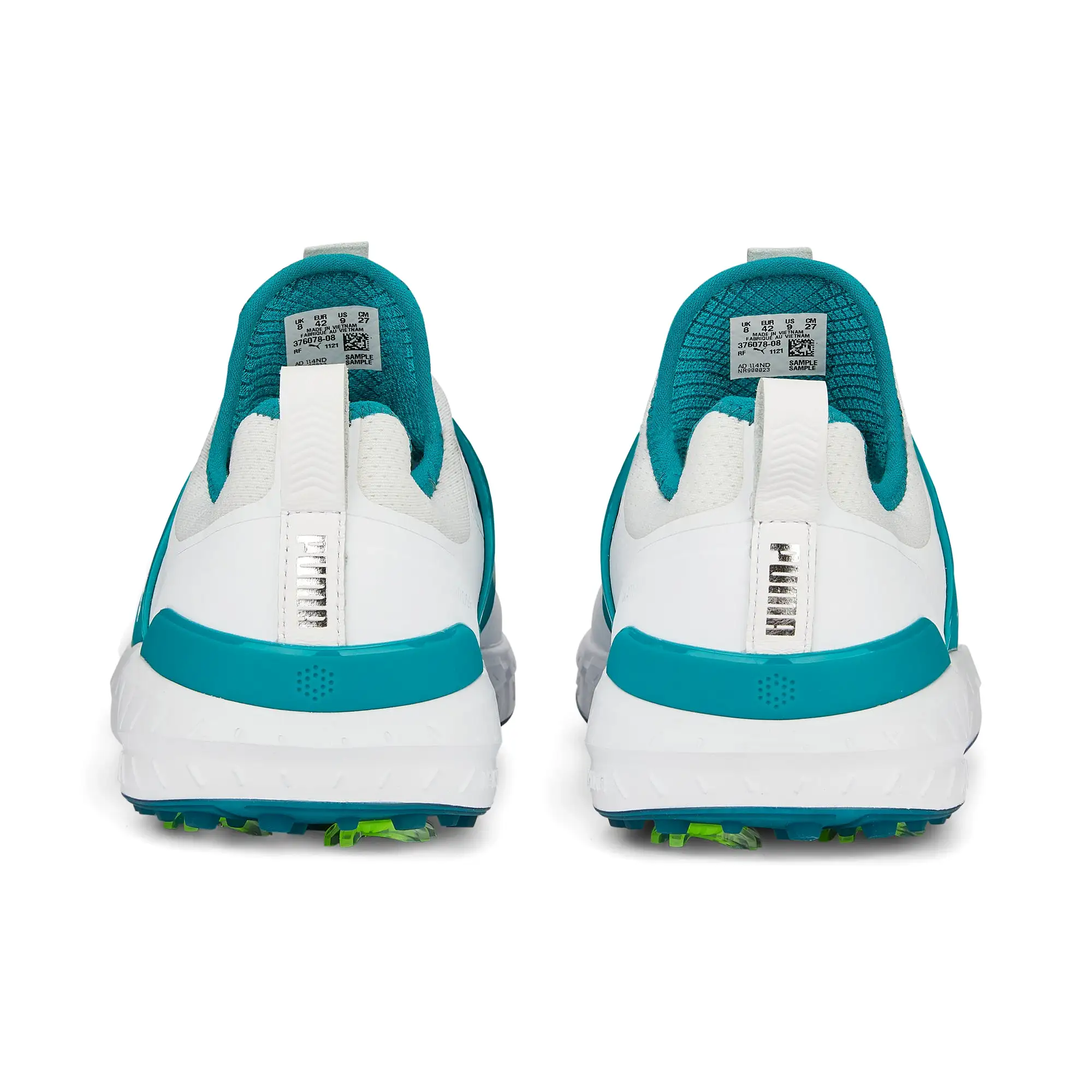 IGNITE ARTICULATE Golf Shoes | Puma White / Puma Silver / Green Lagoon