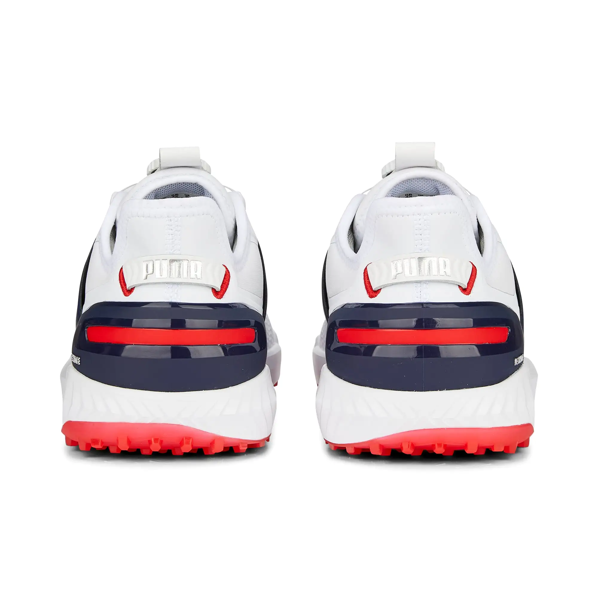 IGNITE ELEVATE DISC Spikeless Golf Shoes | Puma White / Puma Silver / Puma Navy