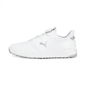 IGNITE ELEVATE DISC Spikeless Golf Shoes | Puma White / Puma Silver