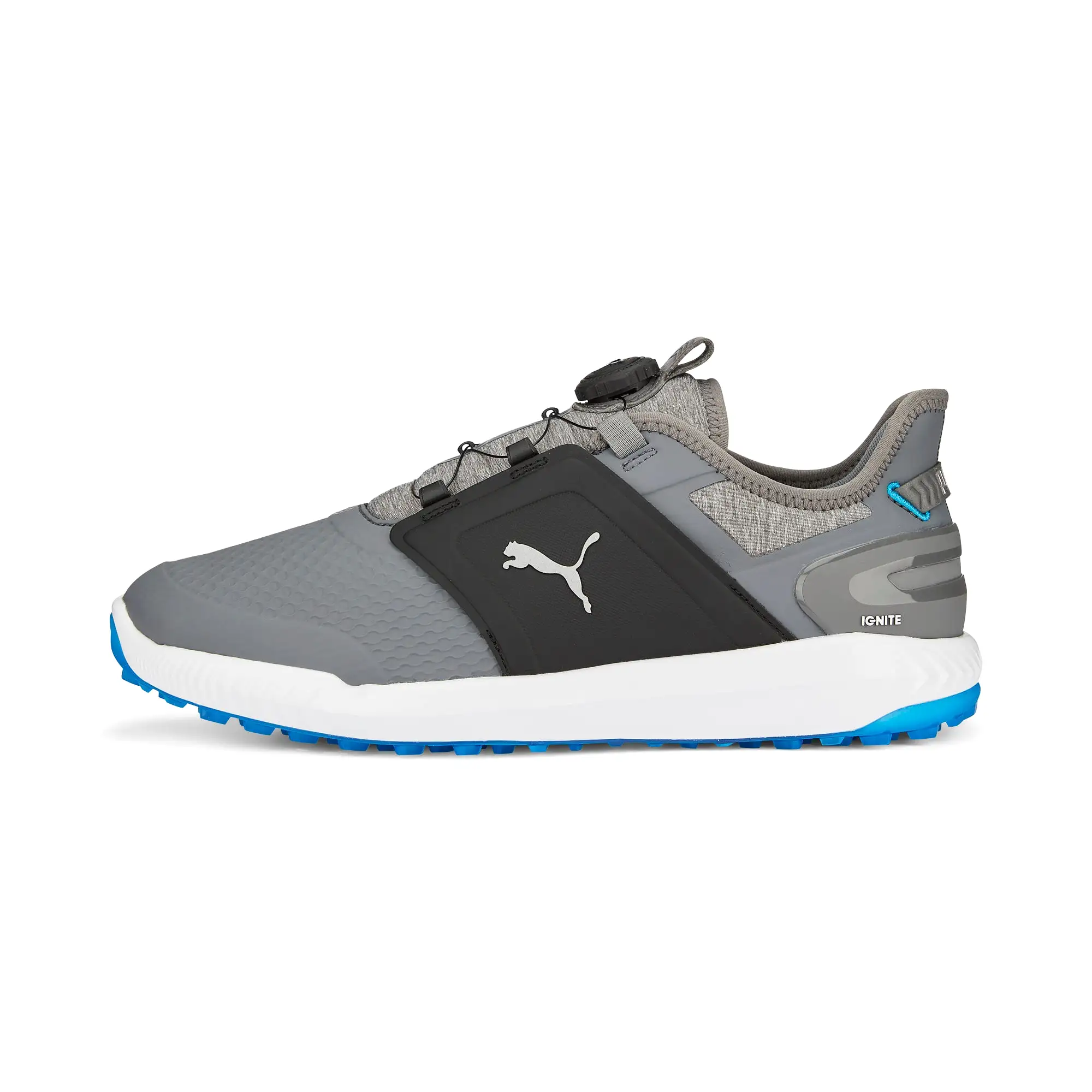 IGNITE ELEVATE DISC Spikeless Golf Shoes | Quiet Shade / Puma Silver