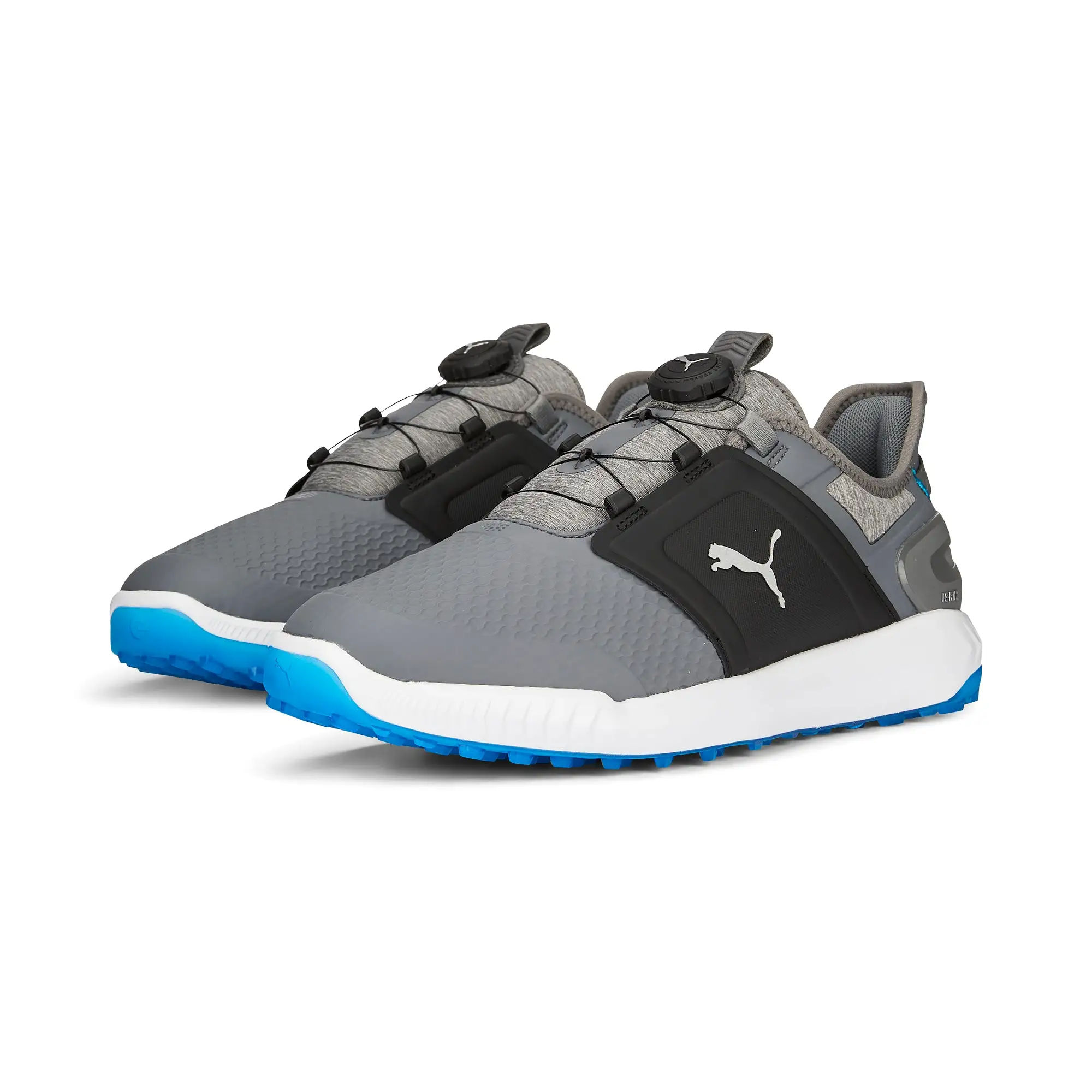 IGNITE ELEVATE DISC Spikeless Golf Shoes | Quiet Shade / Puma Silver