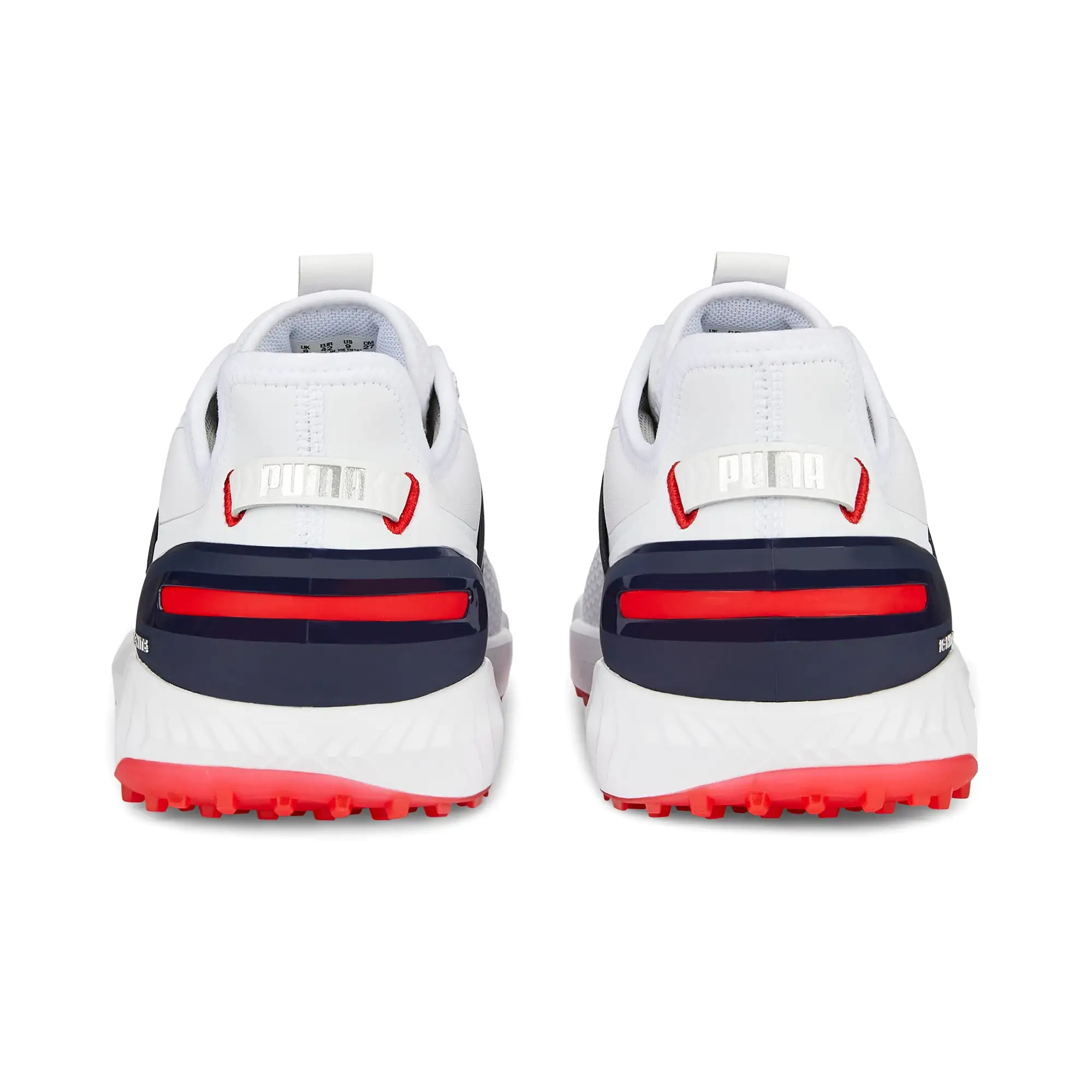 IGNITE ELEVATE Spikeless Golf Shoes | Puma White / Puma Silver / Puma Navy