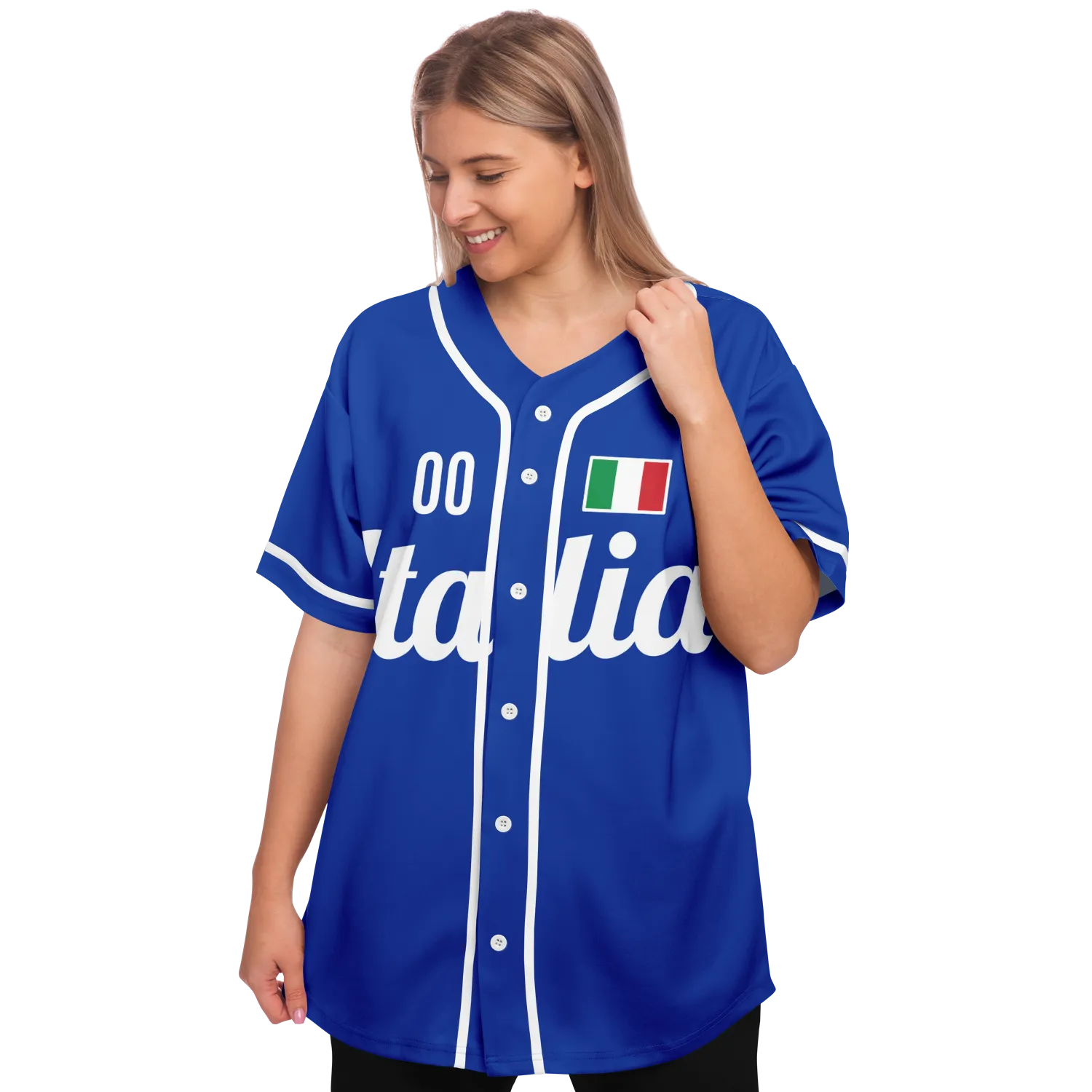 Italy Baseball Jersey - Custom Name + Number