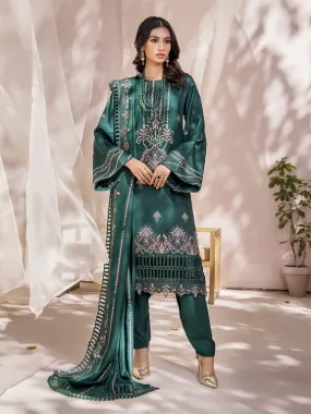 Jahan-e-Sukhan by Humdum Embroidered Peach Unstitched 3Pc Suit D-03