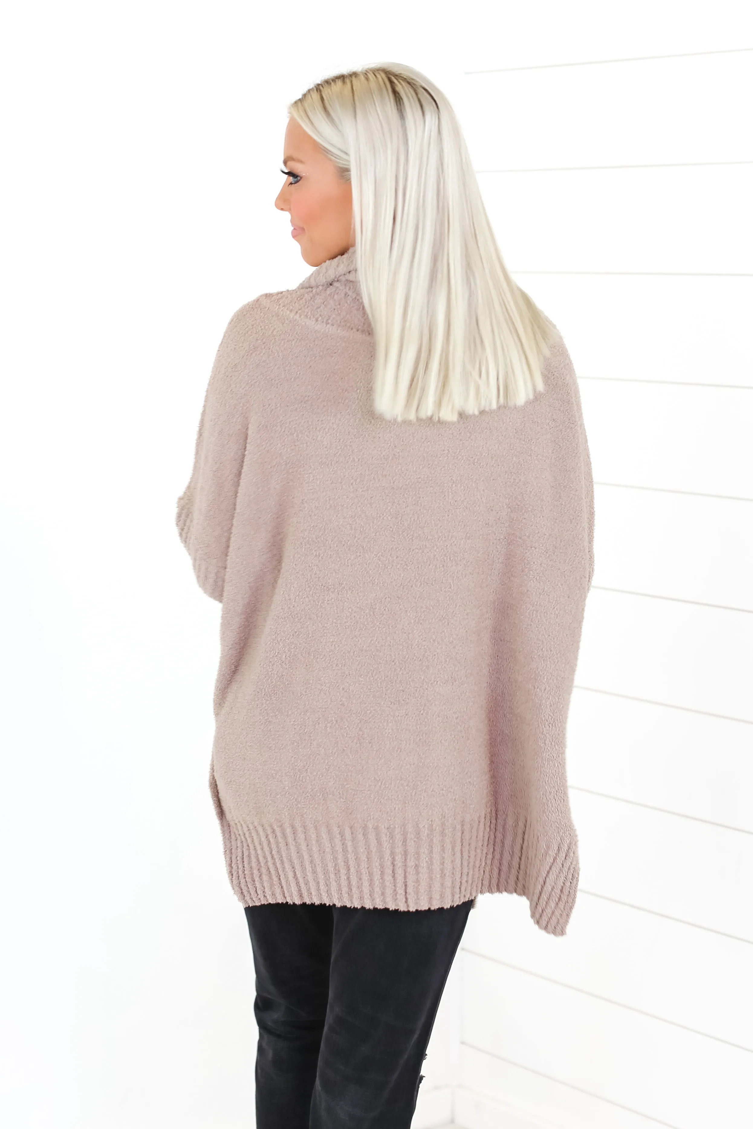 Keep It Comfy Cowl Neck Sweater - 2 Colors