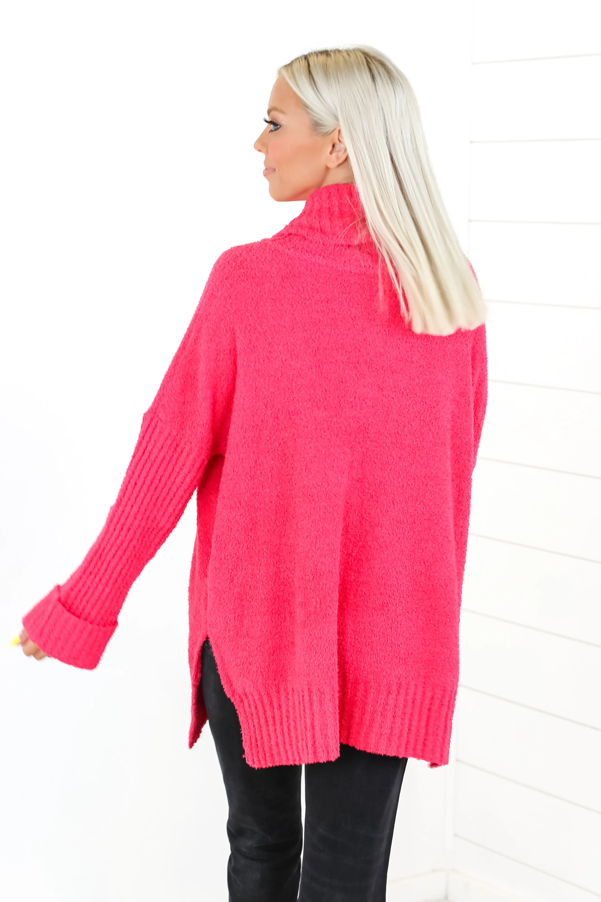 Keep It Comfy Cowl Neck Sweater - 2 Colors