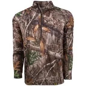 King's Camo Men's XKG Elevation Quarter-Zip Long-Sleeve Pullover Top