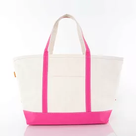 Large Boat Tote - Hot Pink