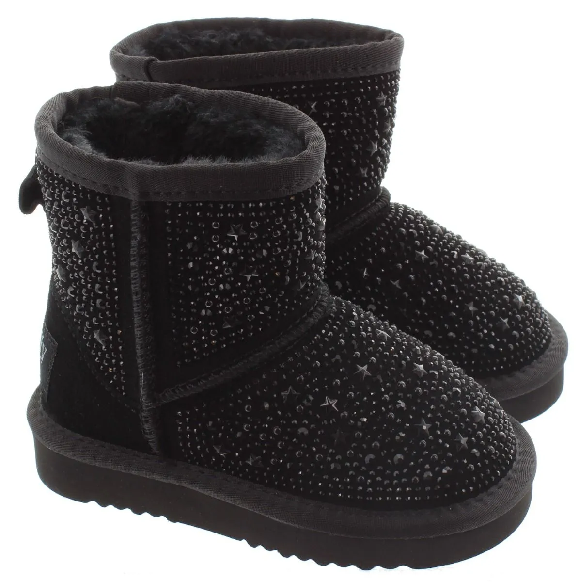 LELLI KELLY Kids LK3770 Olivia Diamante Boots In Black