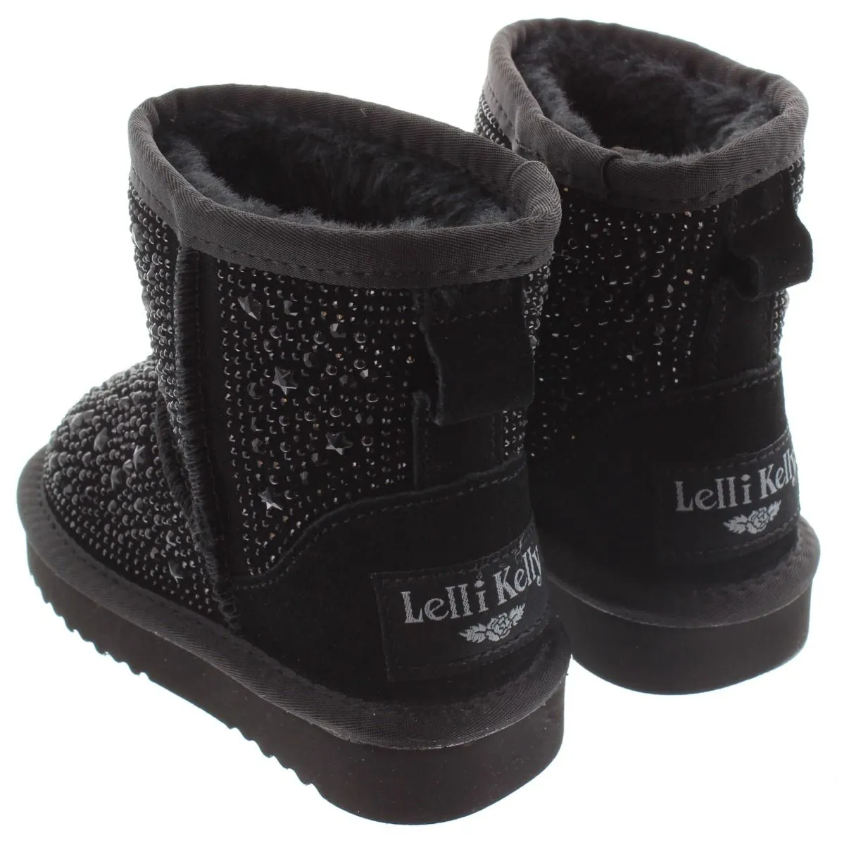 LELLI KELLY Kids LK3770 Olivia Diamante Boots In Black