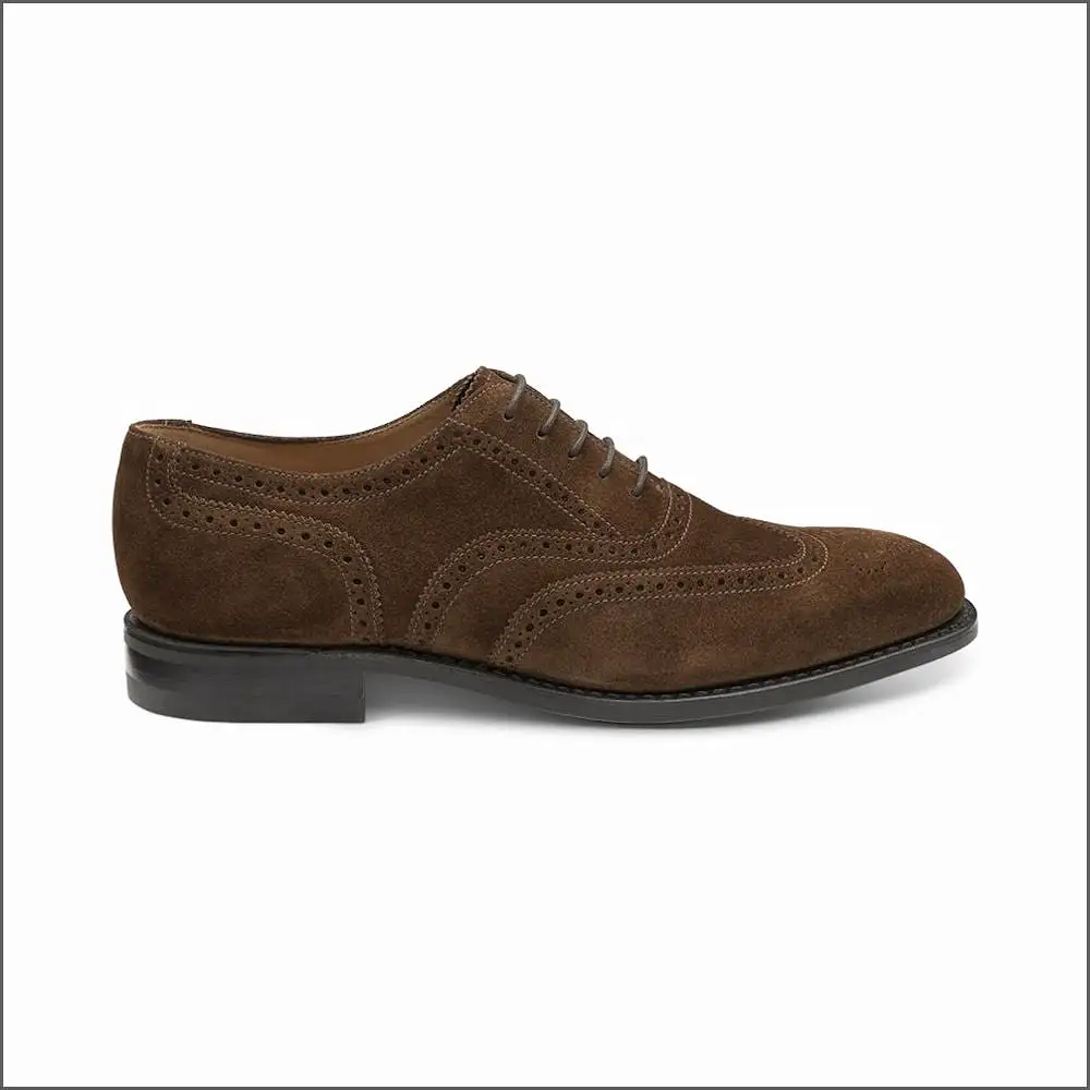 Loake 302 Classic Brown Suede Brogue Oxford*