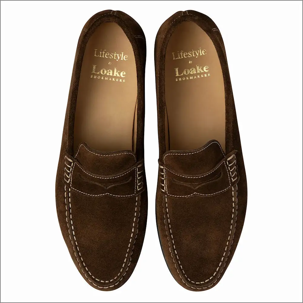 Loake Jefferson Brown Suede Loafer*