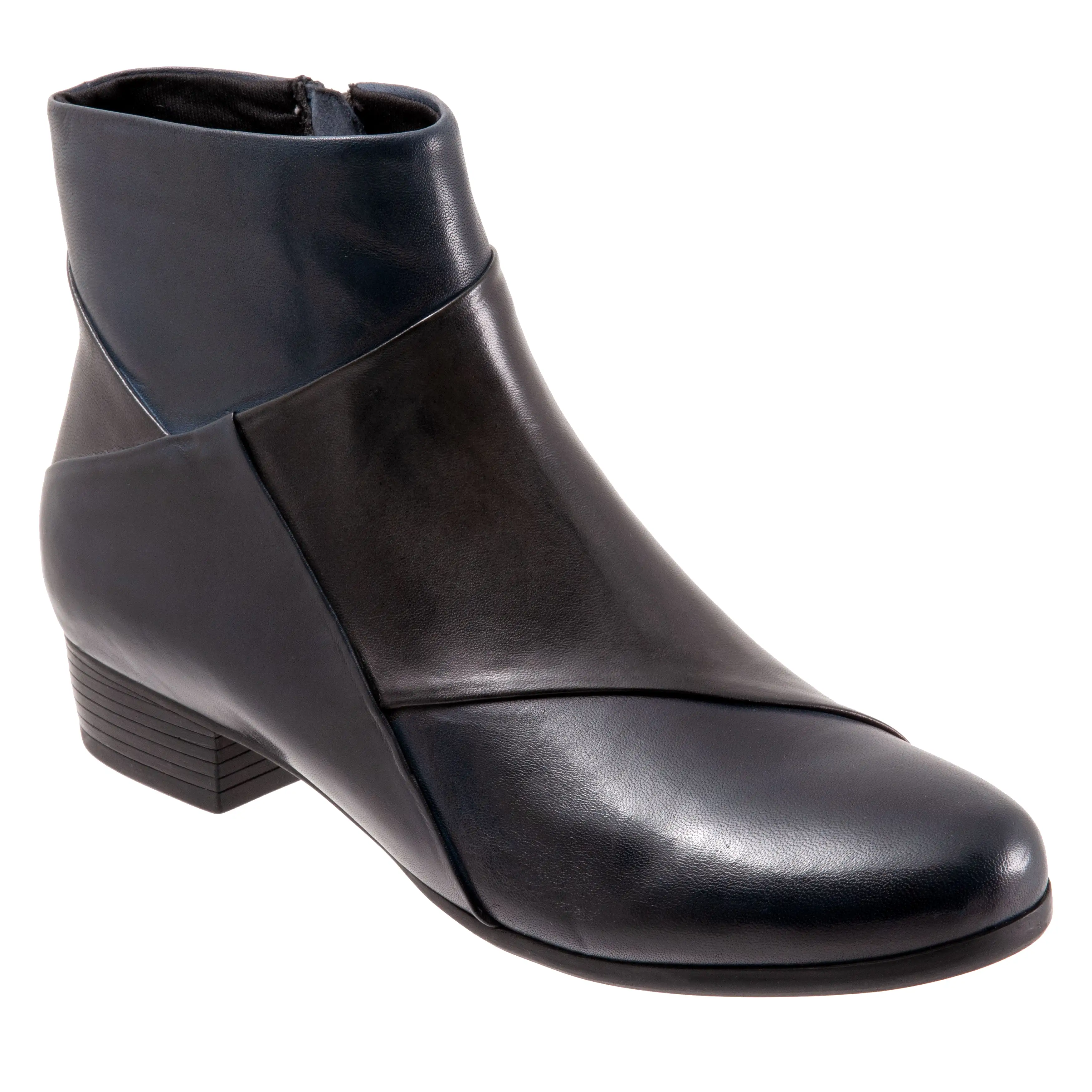 Maci Black Multi Side Zip Ankle Boots