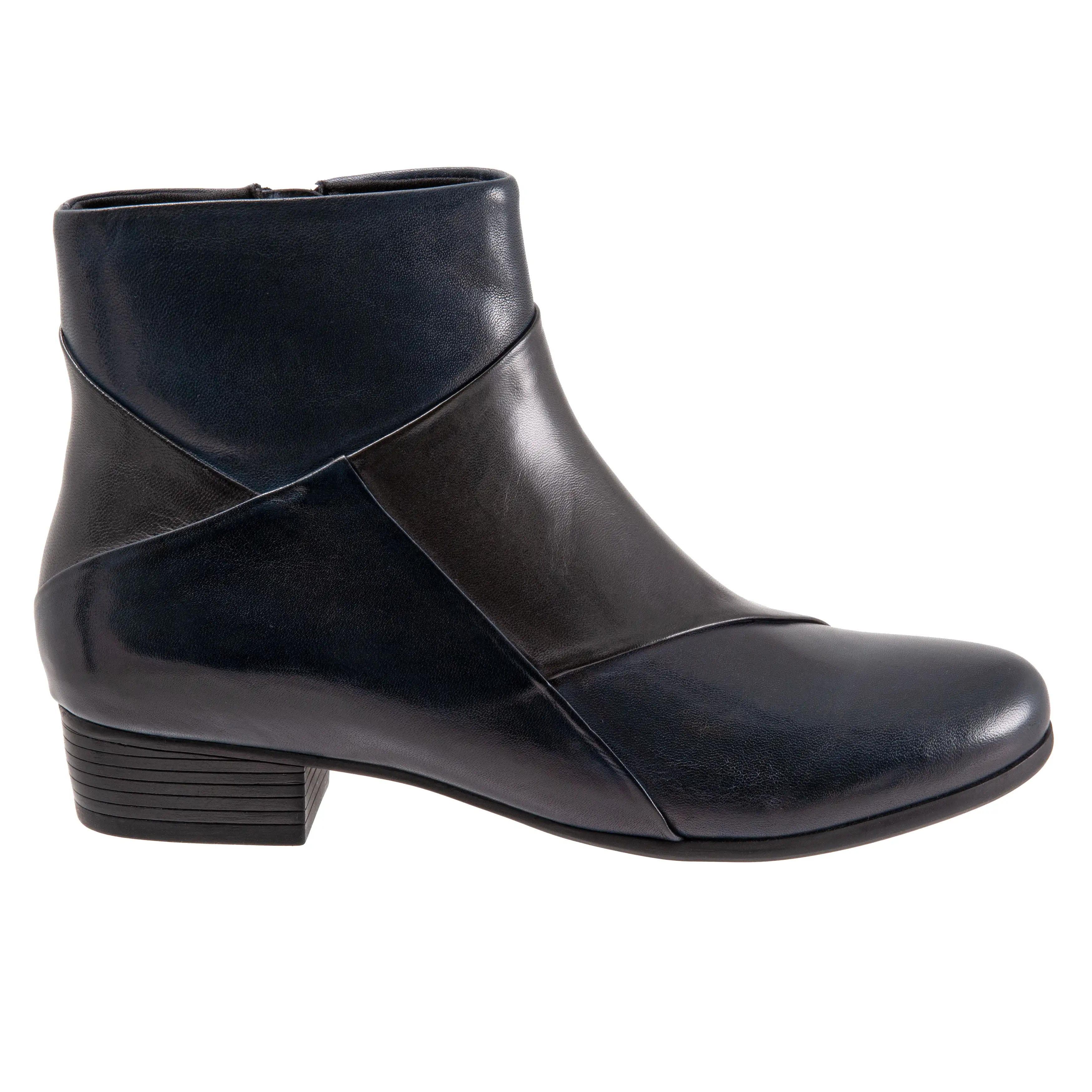 Maci Black Multi Side Zip Ankle Boots