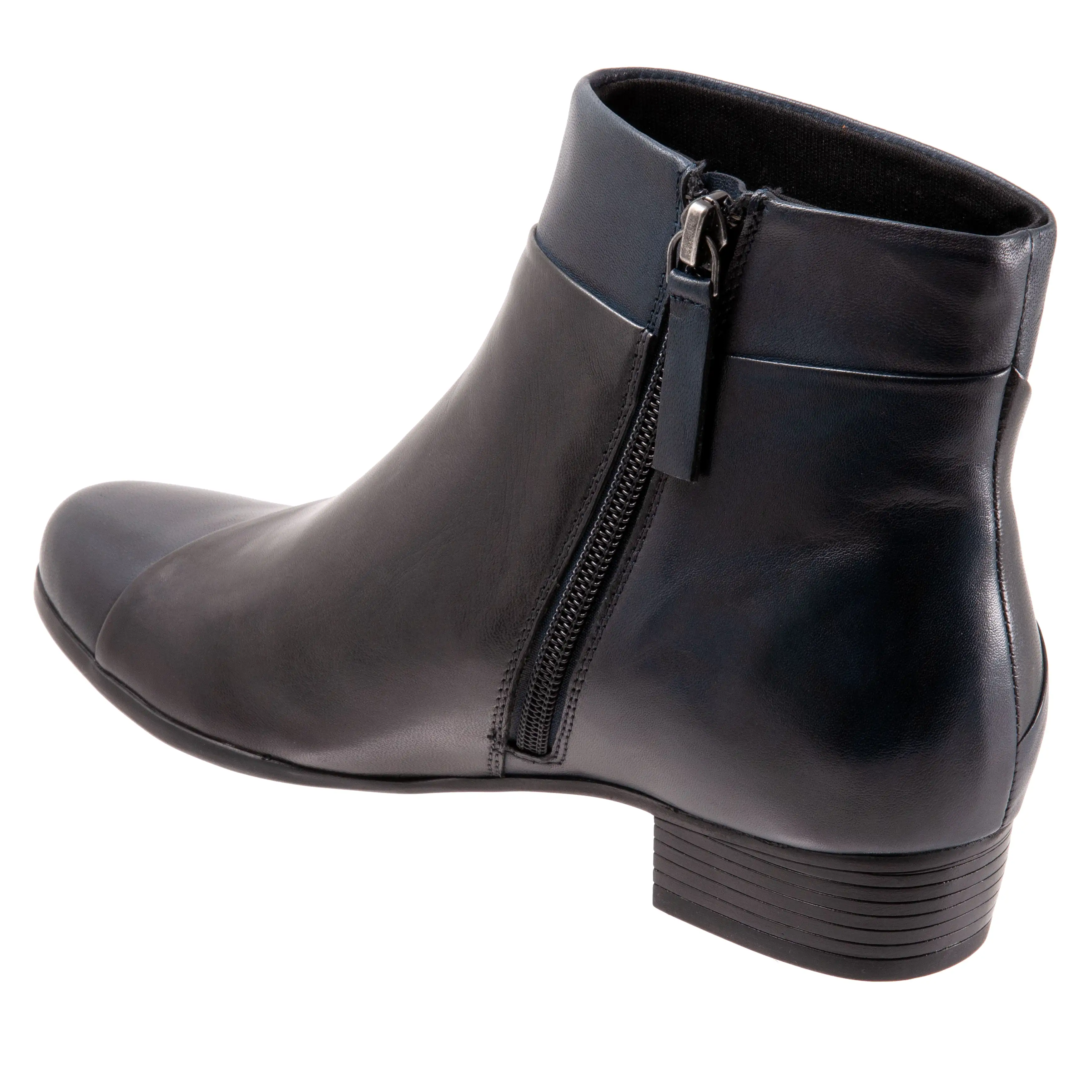 Maci Black Multi Side Zip Ankle Boots